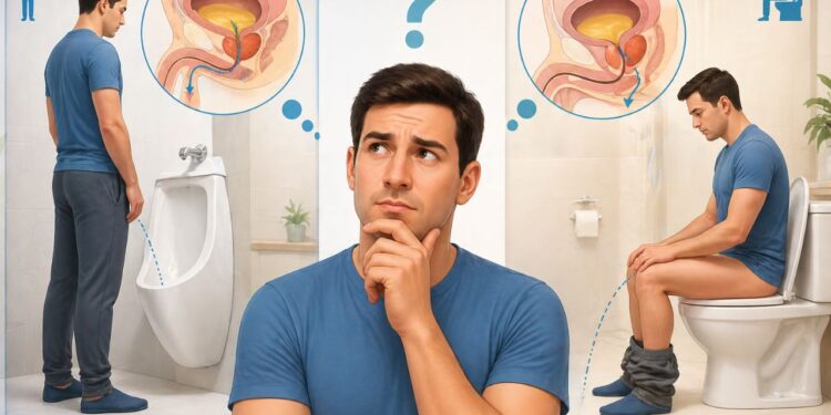 Urinar em pé ou sentado: o que a urologia recomenda e quando a posição faz diferença