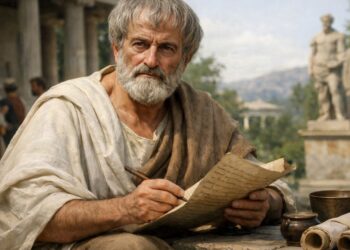 Aristóteles, filósofo grego e fundador do Liceu: "O homem é, por natureza, um animal político."