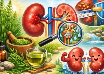 Chá de quebra-pedra, planta medicinal comum no Brasil, pode melhorar a filtragem renal