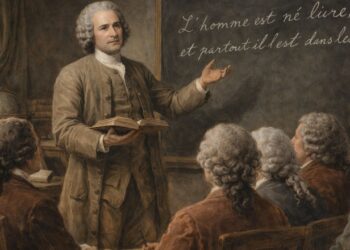 Jean-Jacques Rousseau, filósofo iluminista e teórico político: "O homem nasce livre, e por toda parte encontra-se acorrentado."
