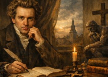 Søren Kierkegaard, pai do existencialismo e pensador cristão: “A vida só pode ser compreendida olhando para trás” mas vivida para frente