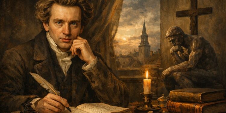 Søren Kierkegaard, pai do existencialismo e pensador cristão: “A vida só pode ser compreendida olhando para trás” mas vivida para frente