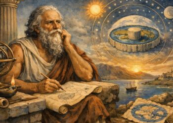 Anaximandro, filósofo pré-socrático e pensador da natureza: "O princípio de todas as coisas é o ápeiron."