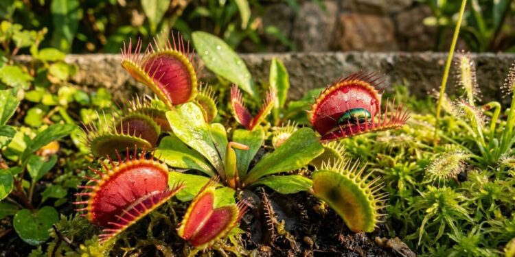 A planta caçadora que não precisa de adubos ricos em nitrogênio e tem impressionado ao sobreviver apenas em musgo Sphagnum