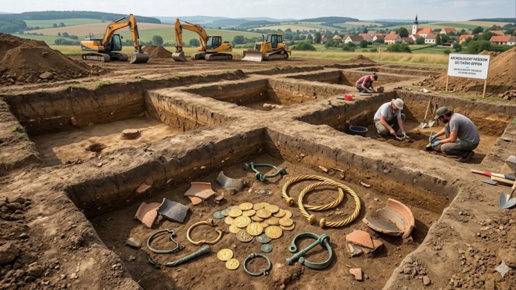 Eles planejavam construir uma rodovia e, em vez disso, encontraram uma cidade celta intacta com ouro, joias e oficinas que datam de mais de 2.000 anos