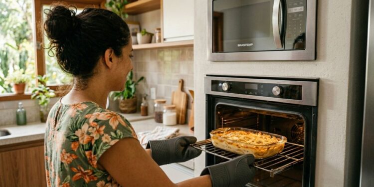 O micro-ondas gigante sobre a bancada está com os dias contados: conheça a torre quente que otimiza o espaço da cozinha