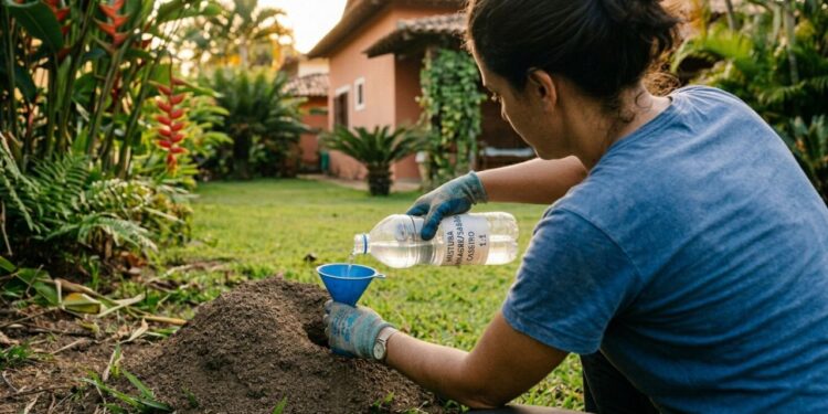 Como eliminar formigueiros no jardim em menos de um minuto: truque caseiro eficaz usando apenas vinagre e detergente