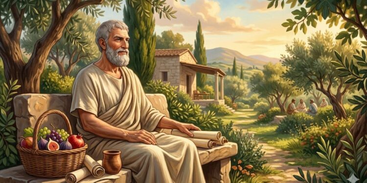 Epicuro, filósofo grego: “O que você tem hoje já esteve entre as coisas que você apenas esperava ter.”