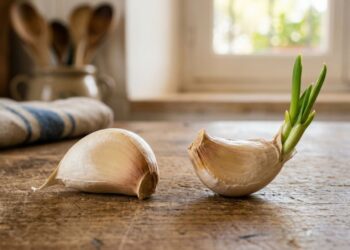 Especialistas concordam: alho com brotos é seguro, mas "seu sabor é nitidamente diferente".