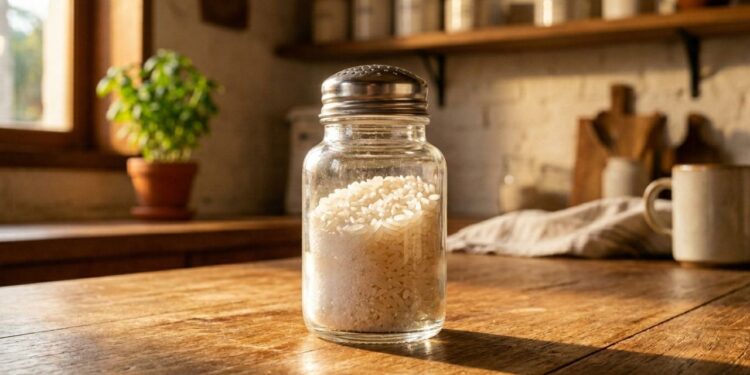 Colocar alguns grãos de arroz cru dentro do saleiro: para que serve e por que recomendam