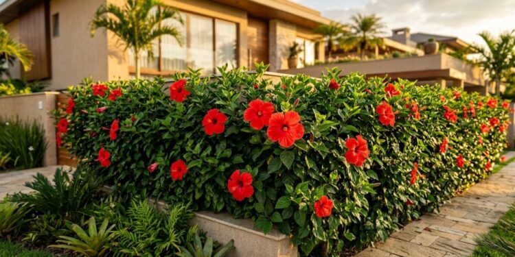 O arbusto florido que virou o favorito de muros altos porque floresce todos os dias do ano se podado corretamente