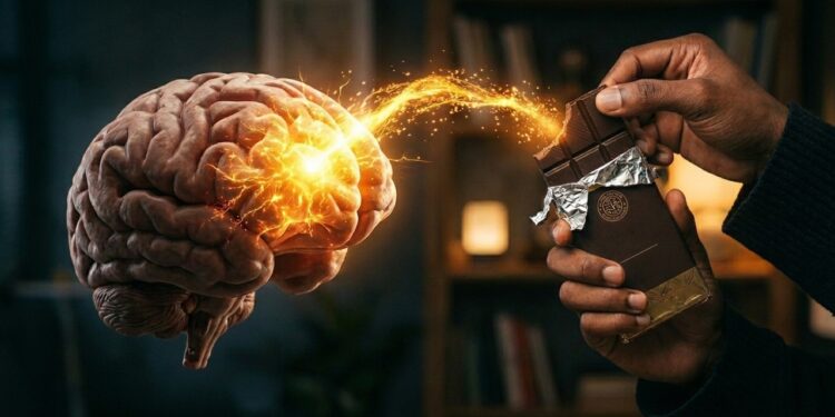 O que acontece no seu cérebro quando você come doce depois de horas estudando