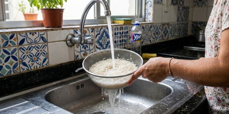 Lavar ou não lavar o arroz branco antes de cozinhar? Por que essa decisão simples na pia é crucial para o resultado final do grão?