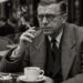 Jean-Paul Sartre, filósofo francês e existencialista moderno: "A existência precede a essência."