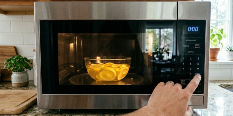 Ferver rodelas de limão com água no micro-ondas: por que é recomendado e para que serve