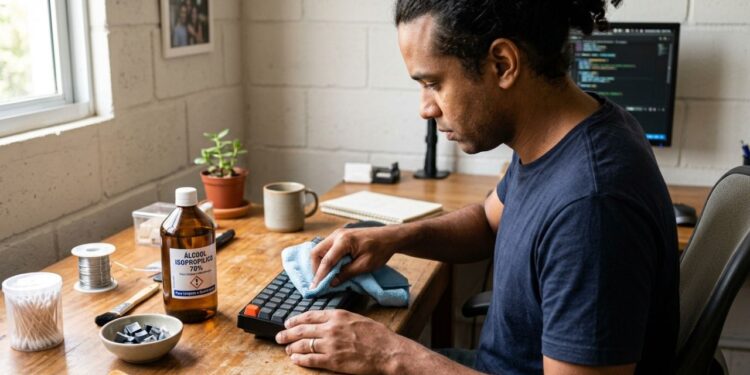 Como limpar o teclado do computador cheio de migalhas: veja como deixá-lo sem sujeira e higienizado como novo