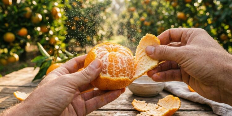 A fruta de descascar com a mão que cheirava a infância e pode ser cultivada no quintal para colheitas fartas no frio