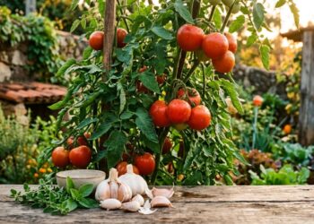 Como eliminar pequenas moscas dos tomateiros em menos de um minuto: truque caseiro eficaz borrifando água de alho