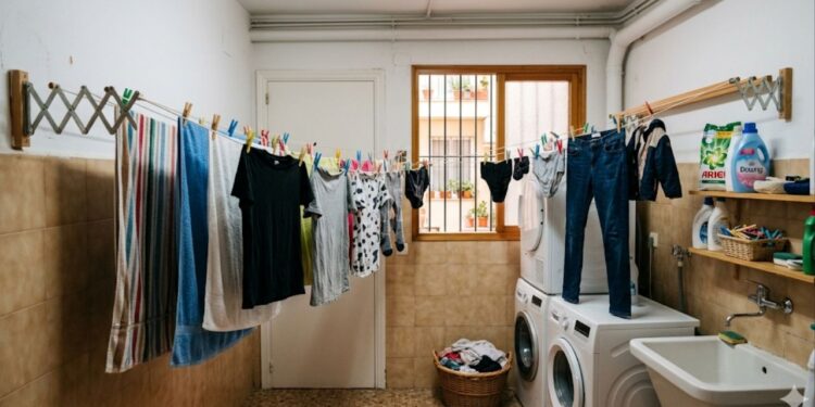 O que acontece com a roupa quando você deixa ela secando dentro de casa sem ventilação?