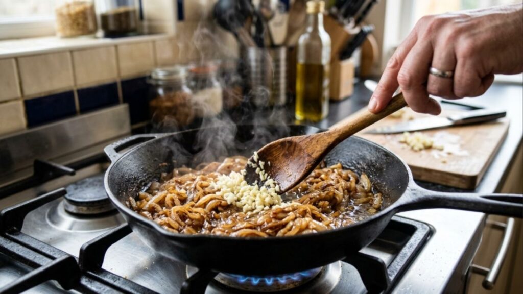 O que cozinhar primeiro: alho ou cebola? Por que a ordem em que você os refoga na panela é crucial para o resultado?