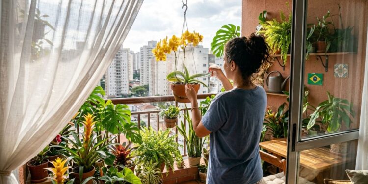 A orquídea amarela que não precisa de potes fundos e tem impressionado o mundo com suas centenas de flores em um único galho