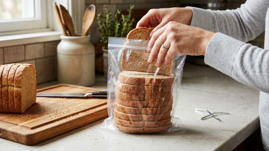 Os padeiros concordam: não se deve usar um saco de pano ou de papel para armazenar adequadamente o pão quente