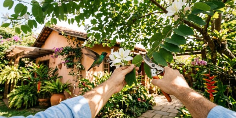 A árvore que virou a favorita em pequenos jardins porque além de atrair beija-flores, não cresce demais e preserva o encanamento