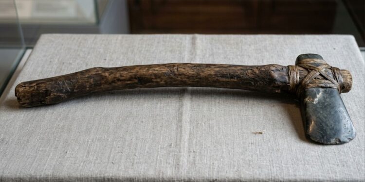 Machado de 4.800 anos é encontrado no fundo de um lago e surpreende arqueólogos