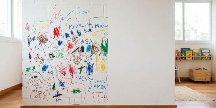 Como limpar parede rabiscada por crianças: veja como deixá-la sem riscos de caneta e limpa como no primeiro dia