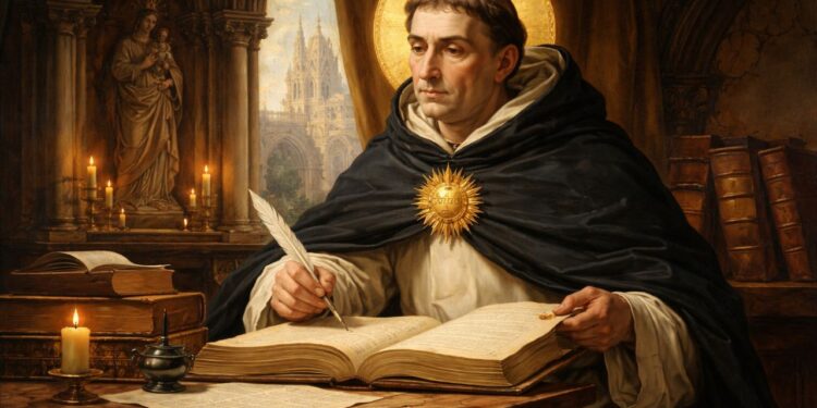 São Tomás de Aquino, filósofo e teólogo (1225–1274): “Temer a Deus é o começo da sabedoria.”