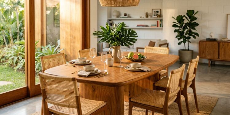 Adeus à mesa de jantar de vidro com cadeiras pesadas: as 4 tendências mais aconchegantes que vão dominar em 2026