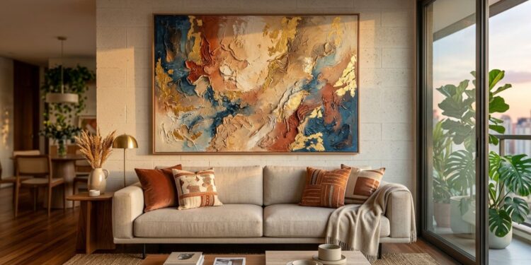 Os quadros com frases motivacionais estão com os dias contados: conheça a arte abstrata que está chegando às casas