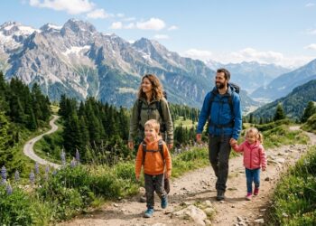 Minha família de 4 se mudou de uma cidade grande para uma cidadezinha nas montanhas. Amamos aqui, mas gostaríamos de morar mais perto dos avós dos meus filhos