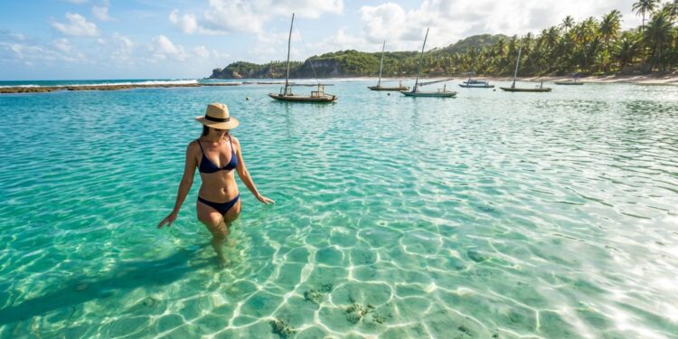 Escondido entre coqueirais no Caribe brasileiro: o vilarejo com mar transparente que fez o país esquecer Maragogi