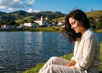 Nove fontes de águas minerais e o segundo maior parque hoteleiro de Minas: a cidade da Mantiqueira que vive ao redor de um lago de 90 mil metros quadrados