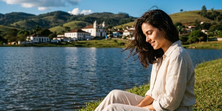 Nove fontes de águas minerais e o segundo maior parque hoteleiro de Minas: a cidade da Mantiqueira que vive ao redor de um lago de 90 mil metros quadrados