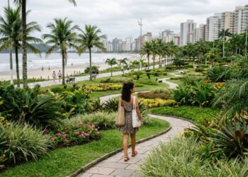 A cidade brasileira com o maior jardim de praia do mundo certificado pelo Guinness e uma qualidade de vida que surpreende