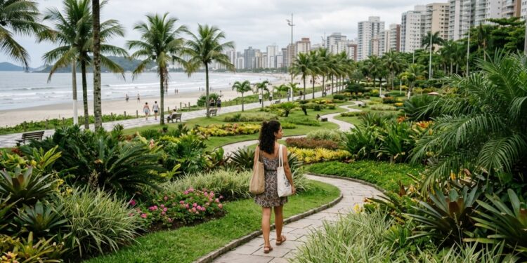 A cidade brasileira com o maior jardim de praia do mundo certificado pelo Guinness e uma qualidade de vida que surpreende