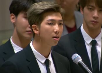 RM, líder do BTS: "O mais importante é não ter medo de ser você mesmo."