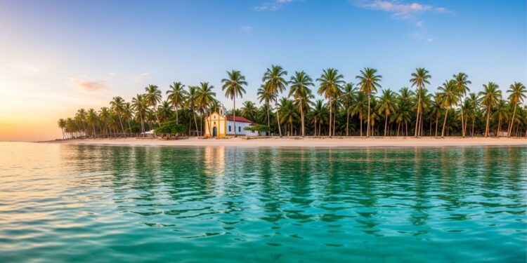 O destino desconhecido que parece um conto de fadas, com mar cristalino e uma paz única