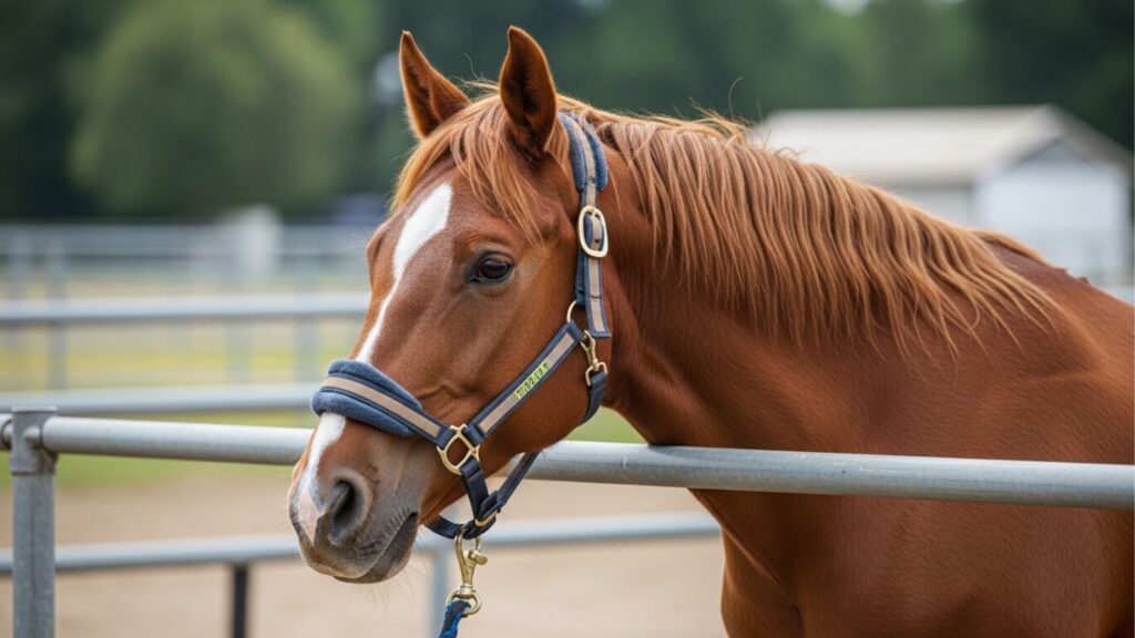 Cavalo encontrado após deslizamento de terra