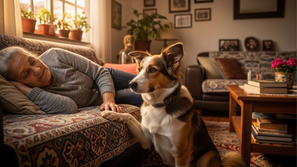 Ajin parecia um cão abandonado na frente da casa da sua avó. Horas depois, seu dono recebeu uma notícia devastadora e chorou: "Ele já sabia de tudo!"