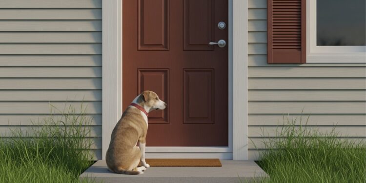 Ajin parecia um cão abandonado na frente da casa da sua avó. Horas depois, seu dono recebeu uma notícia devastadora e chorou: "Ele já sabia de tudo!"