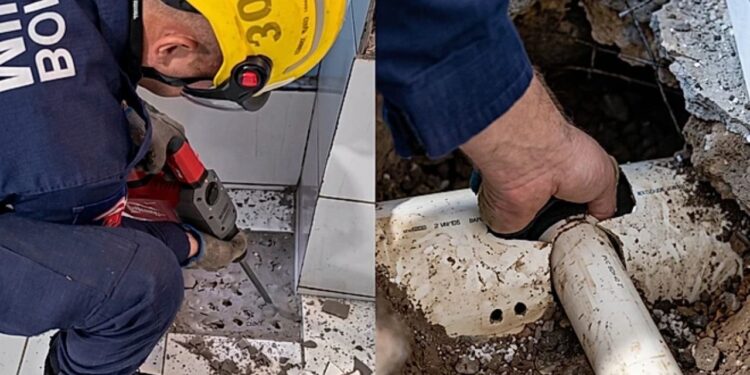 Filhote fica preso em cano e é salvo por bombeiros em resgate emocionante