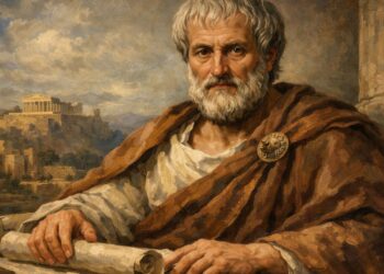 Aristóteles, filósofo grego e estudioso da natureza humana (384–322 a.C.): “O homem é um animal político.”