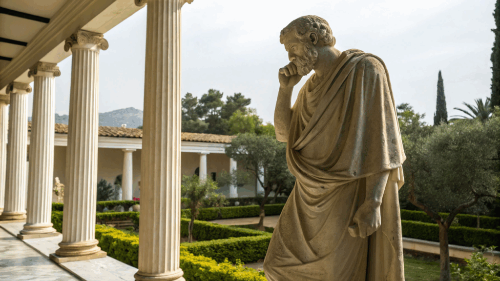 Aristóteles, filósofo grego E fundador do Liceu: "A excelência não é um ato, mas um hábito.”