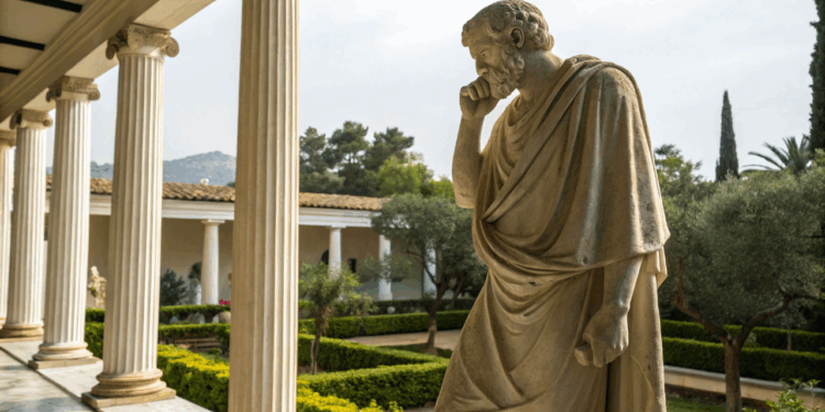 Aristóteles, filósofo grego E fundador do Liceu: "A excelência não é um ato, mas um hábito.”