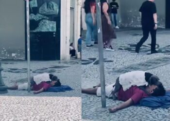 “Ele me salvou”: homem emociona ao dizer que seu cachorro foi o motivo para não desistir