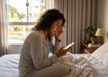 Estudos da psicologia mostram que checar o celular logo ao acordar pode piorar o humor ao longo do dia