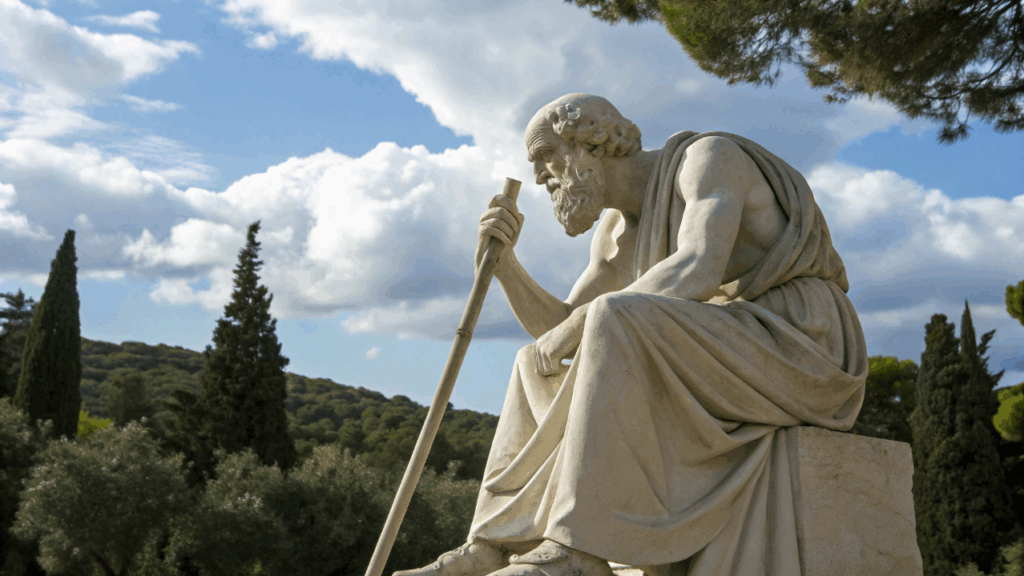 Diógenes de Sinope, filósofo cínico e crítico social: "Quanto mais conheço os homens, mais gosto dos cães."